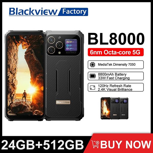  Blackview BL8000 5G | 24GB RAM - 512GB ROM | Giá hiện tại ở VN. 
