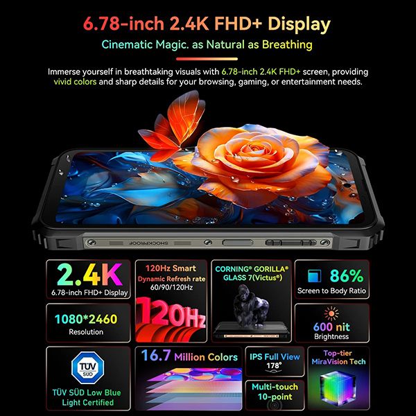  Blackview BL9000 5G | 24GB RAM + 512GB ROM | Sạc Nhanh 120W 