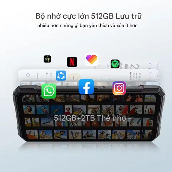 DOOGEE S200 Plus 5G AI | Dimensity 7300, 32(12+20)+512GB, 10100mAh, Màn hình phụ 1.32