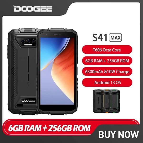 Doogee S41 Max | Ram up to 16GB | Rom 256GB | Pin 6300mAh 