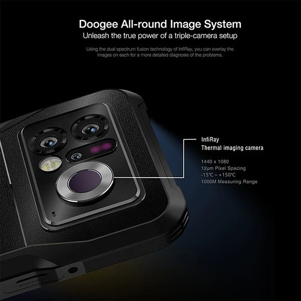  DOOGEE® V20 Pro | 5G Chụp Ảnh Nhiệt - Màn Hình AMOLED 2K 
