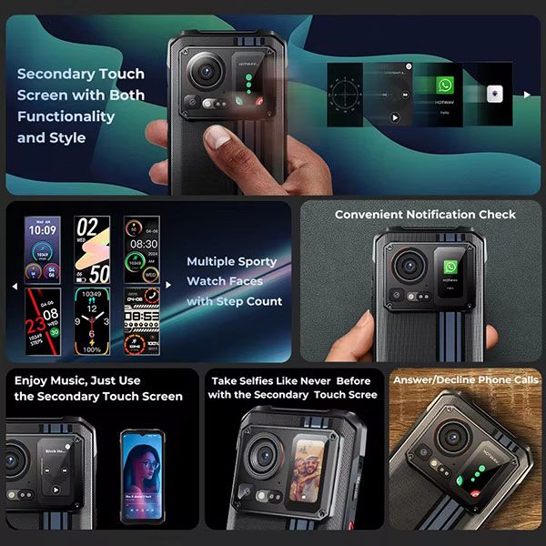 HOTWAV Cyber 15 | 24 (12+12)GB 256GB, 200MP PixSmart,Helio G99, 6.6'' FHD+, 120Hz 2K, Android 13, NFC.