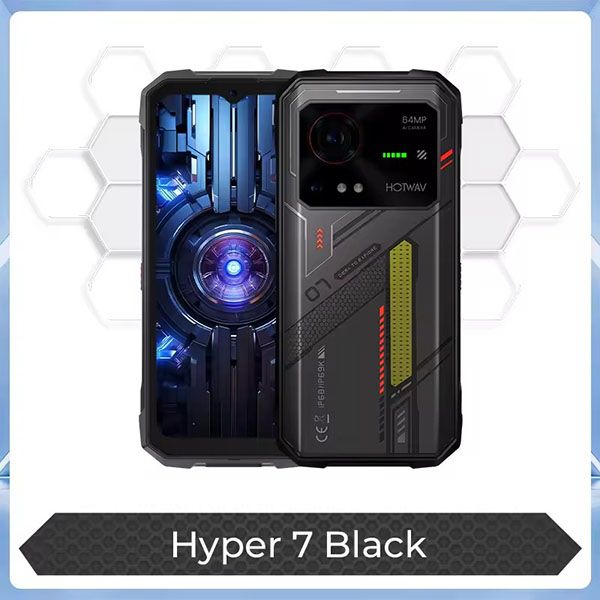 GIẢM GIÁ 500.000Đ HOTWAV Hyper 7 5G | 20 (8+12) 256GB, 10800mAh, 6.6'' FHD+ 2K, 33W , Light 280LM, Android 14, NFC