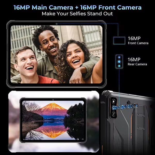 HOTWAV R7 Tablets 4G | 6+256GB 8 Core, 10.1 Inch HD+ Display, Camera 16MP, 15600mAh, Android 13