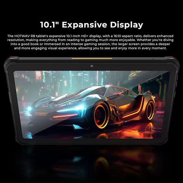 HOTWAV R8 Tablets | 12(4+8)GB+128GB, 10.1'', 10800mAh, Camera 5MP+13MP, Android 14.