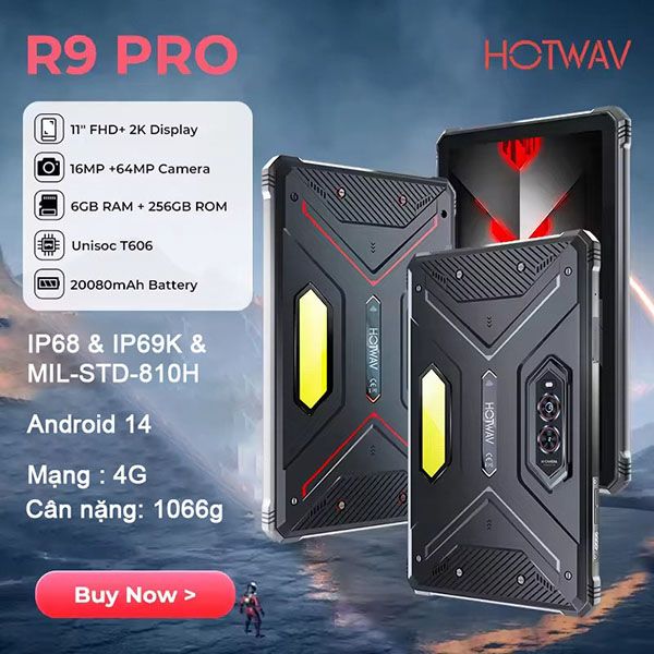 HOTWAV R9 Pro Tablet | 6GB+256GB, 11