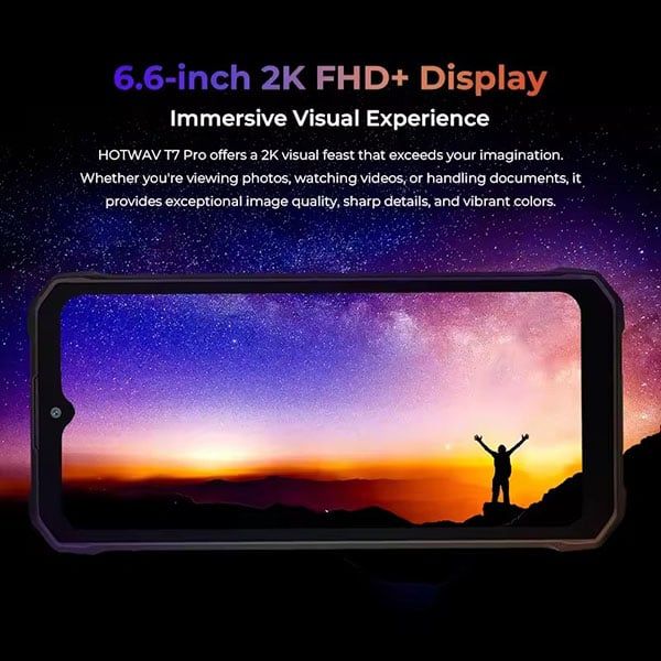 HOTWAV T7 Pro | 12GB+256GB,6280mAh,6.6'' FHD+ 2K, 64MP Camera, NFC,Android 13,Octa-core