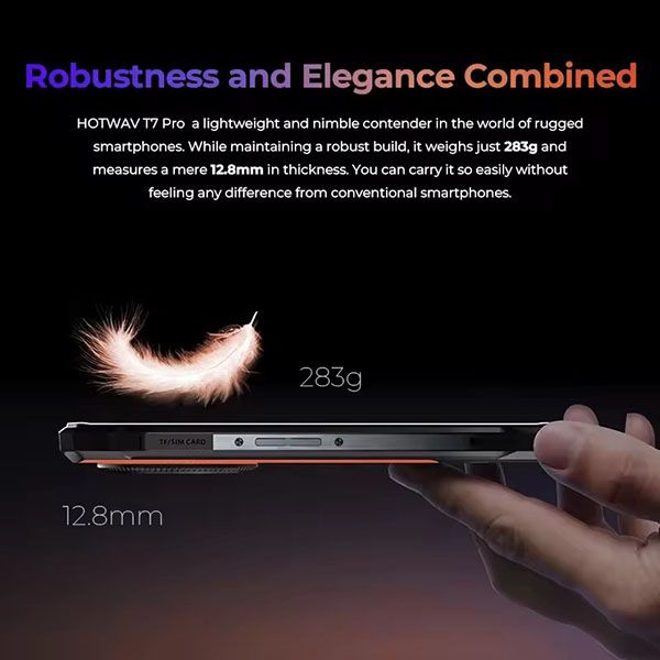 HOTWAV T7 Pro | 12GB+256GB,6280mAh,6.6'' FHD+ 2K, 64MP Camera, NFC,Android 13,Octa-core