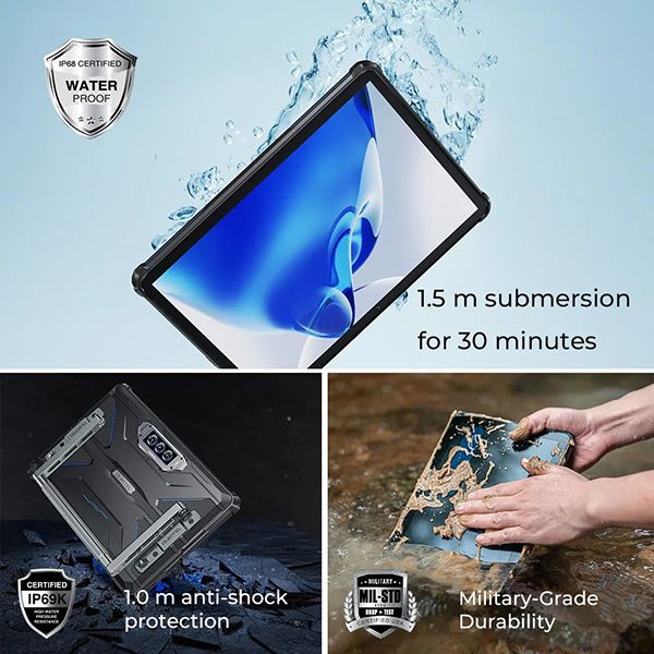  Tablet Oukitel RT7 Titan 5G | 10 inch Chống Nước, Chống Sốc, Chống Va Đập, Pin 32000mAh. 