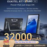  Tablet Oukitel RT7 Titan 5G | 10 inch Chống Nước, Chống Sốc, Chống Va Đập, Pin 32000mAh. 