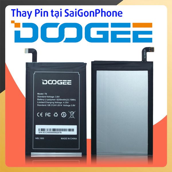 Thay Pin Doogee Chính Hãng ( Liên hệ : 028.2242.0878 - 0981.650.568 )