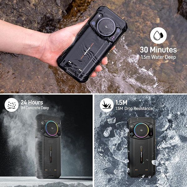 (New 2024) Ulefone Armor 21 | Android 14, Loa to 122dB, Helio G99, 16GB + 256GB, Camera chính 64MP + Camera nhìn đêm 24MP, 6,58
