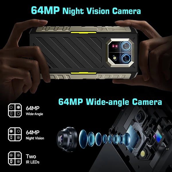 KHUYẾN MÃI 500.000Đ Ulefone Armor 22 | Flagship Ram 16GB + 256GB | Sát Thủ Nhìn Đêm 64MP + IR LEDs