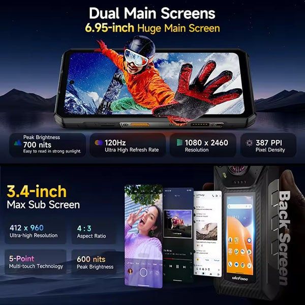 Ulefone Armor 30 Pro 5G | 32(16+16), 512GB, 12800mAh, 6.9