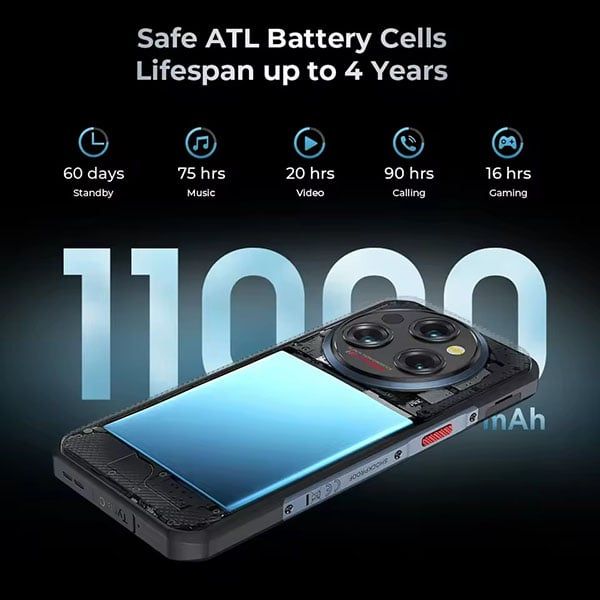 Oukitel WP35 PRO 5G | 36(12+24)+512GB, 11000mAh, 64 MP, MH 6.6