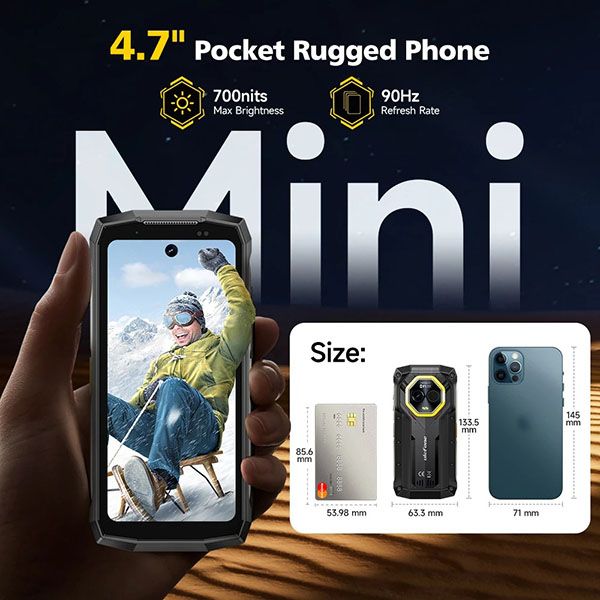 【NEW 2024】Ulefone Armor Mini 20T Pro 5G, Hình ảnh nhiệt FLIR® 4.7