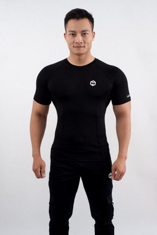 Áo Cộc tay body dải chỉ dáng slimfit T112023 G1157