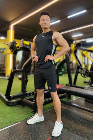 TankTop vải mè Phối Sườn THEMAX