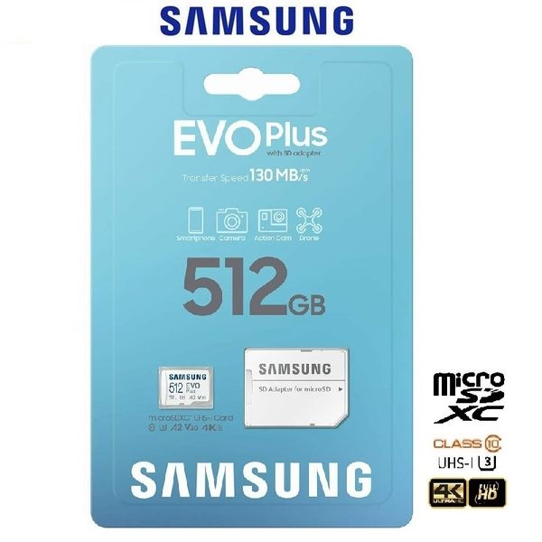 Thẻ Nhớ Micro SDXC Samsung  EVO Plus 512GB 130MB/s