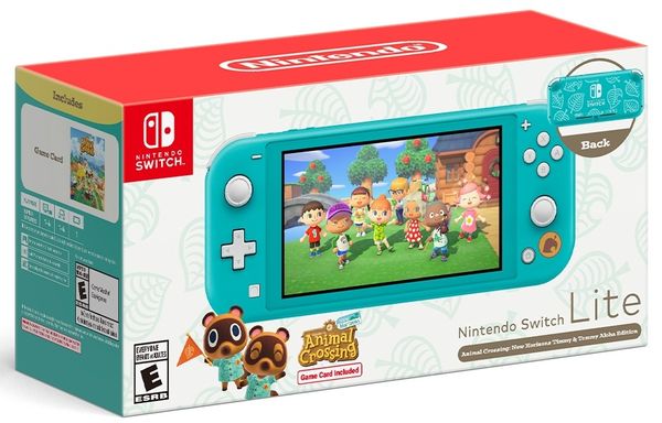 Máy Nintendo Switch Lite Animal Crossing: New Horizons Timmy & Tommy Aloha Edition