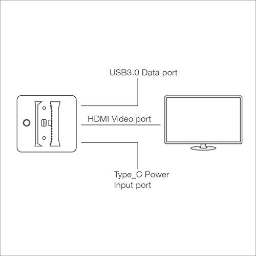 Dobe Nintendo Switch HDMI Video Converter Charing Dock Stand with USB 3.0 Port for Nintendo Switch Console