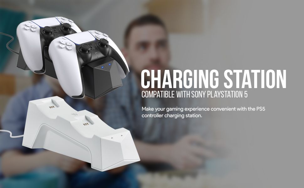 IINE PS5 Controller Charging Station