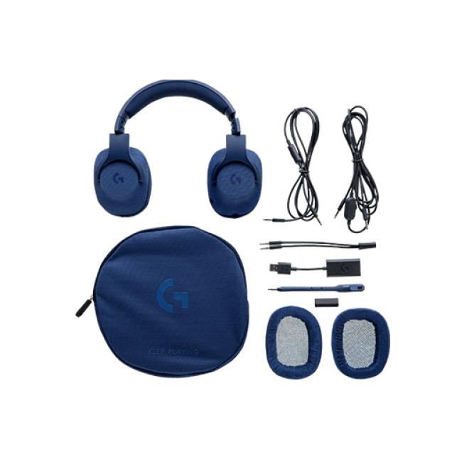 Logitech G433 Gaming Headset (Xanh)
