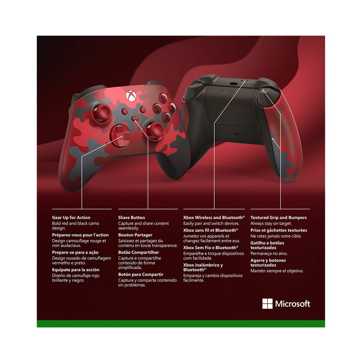 Xbox Series Wireless Controller Daystrike Camo