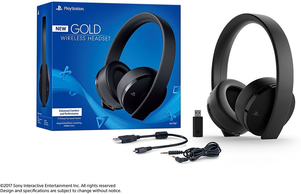 Tai Nghe New Gold Wireless Headset Cho PS4