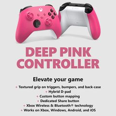 Tay cầm Xbox Core Wireless Controller Deep Pink