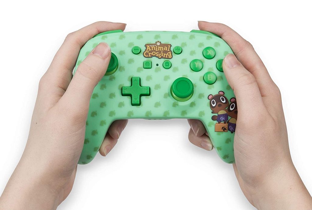 PowerA Enhanced Wireless Controller for Nintendo Switch - Animal Crossing: Timmy & Tommy Nook