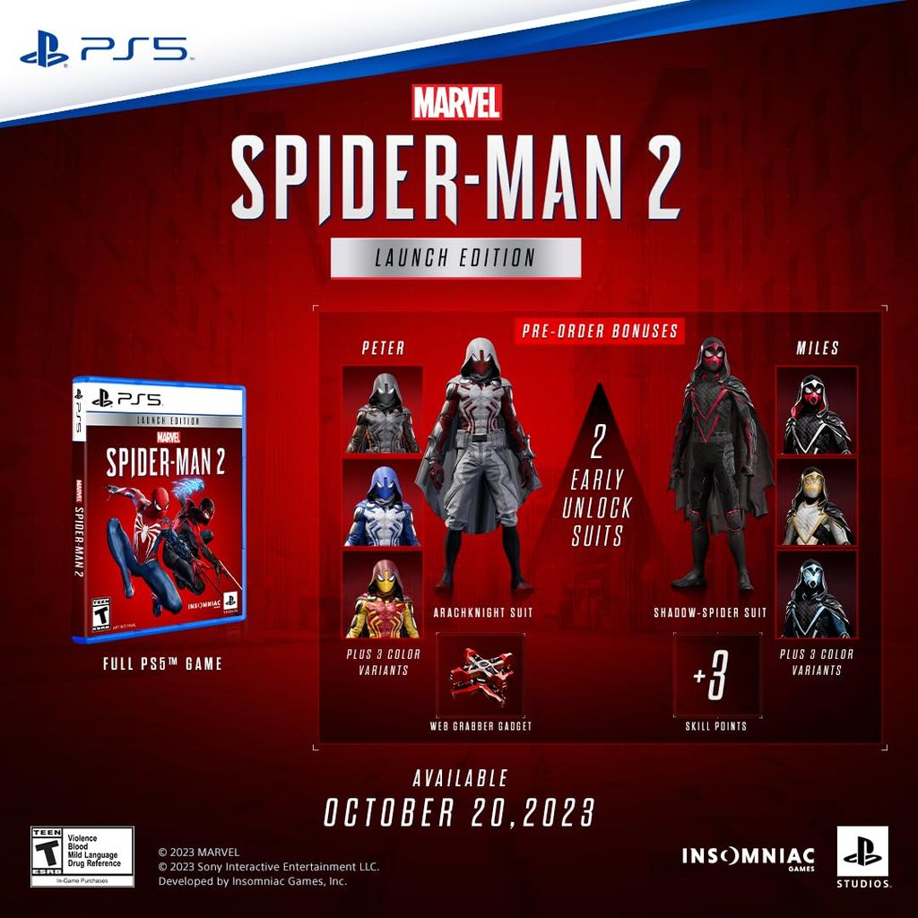 Marvel's Spider-Man 2 US Launch Edition