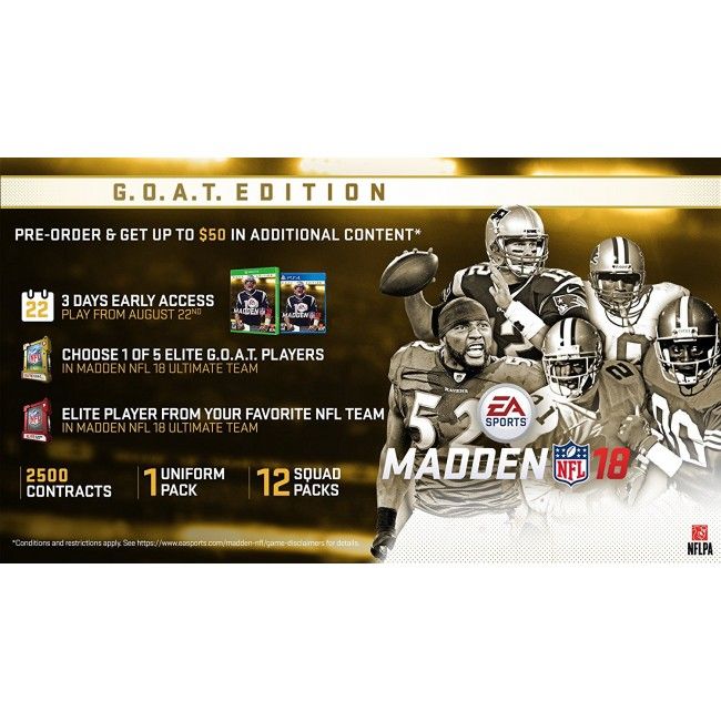 449 - Madden 18 G.O.A.T Edition