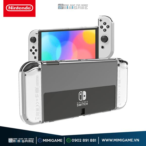 Bộ Case  Ốp Trong Suốt Nintendo Switch Oled