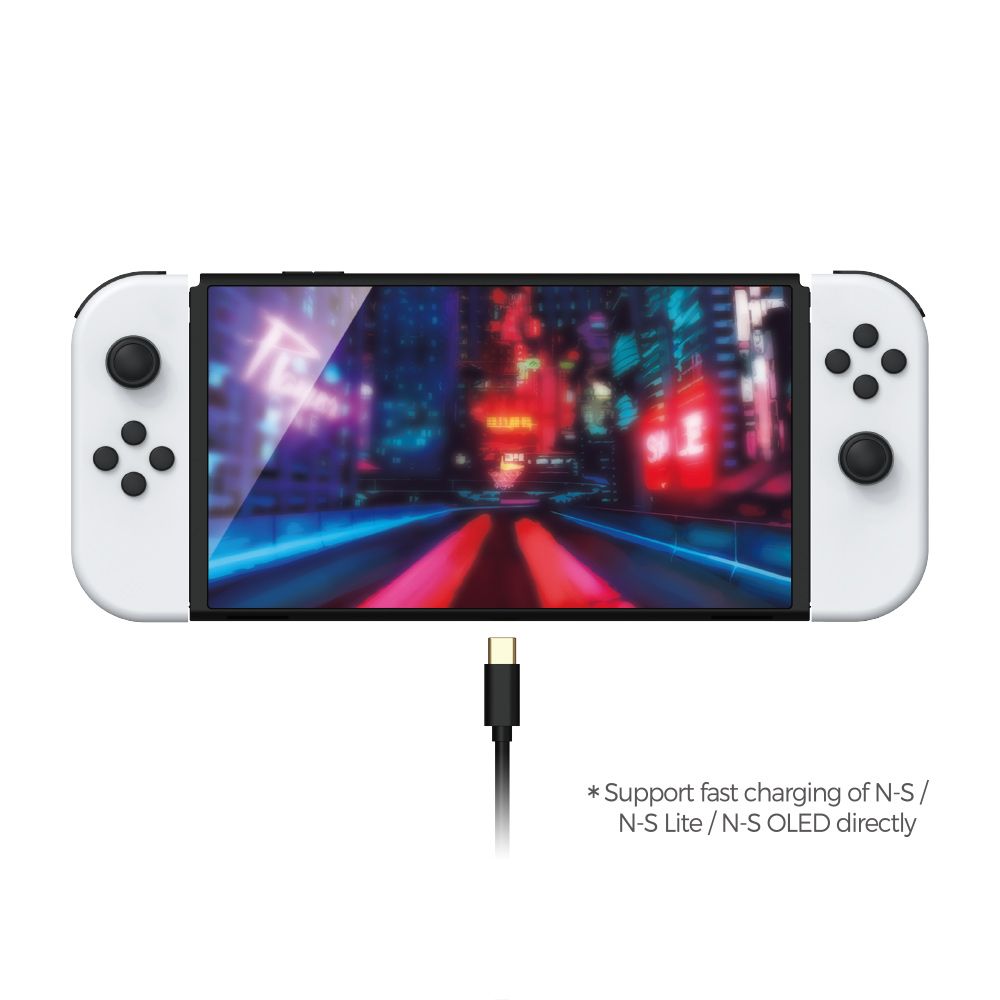 Cốc sạc nhanh Dobe 45W kèm cáp USB-C to C dài 1.2m cho Nintendo Switch - TNS 2111