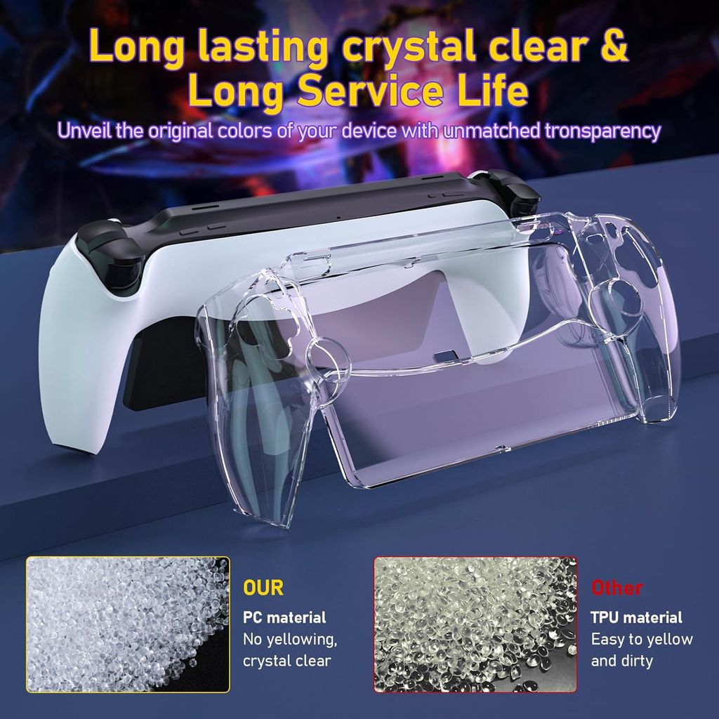 Bộ case ốp mica trong suốt cho PS Portal - Crystal Clear Case