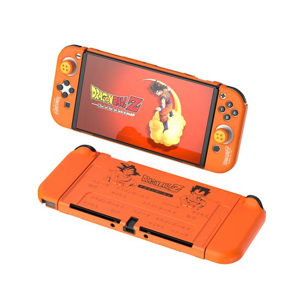 IINE Bộ case ốp bảo vệ máy Nintendo OLED và Joy-Con Dragon Ball