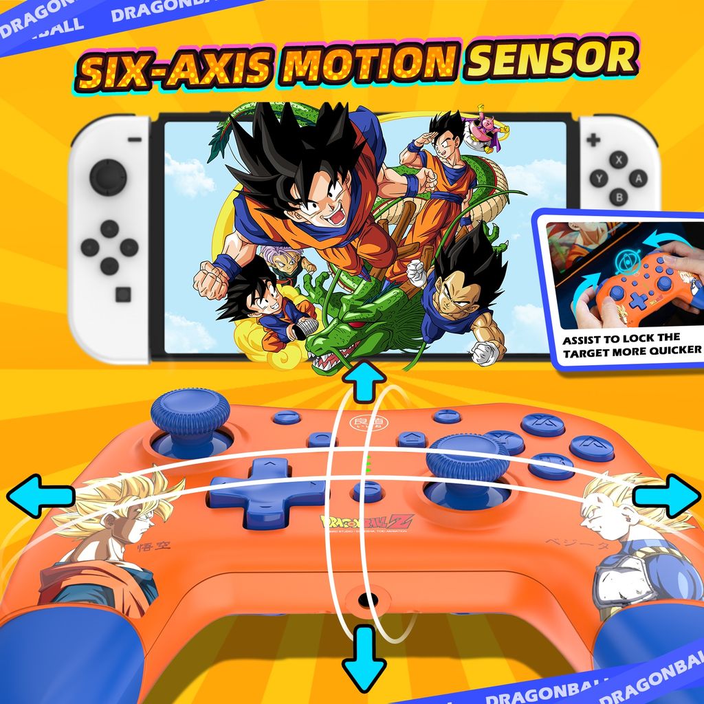 Tay cầm không dây IINE Dragon Ball cho Nintendo Switch L783