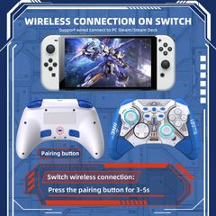 Tay cầm không dây Ares Mecha Orange cho Nintendo Switch IINE L787