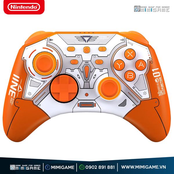 Tay cầm không dây Ares Mecha Orange cho Nintendo Switch IINE L787