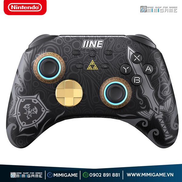 Tay cầm không dây Ares Zelda Black cho Nintendo Switch IINE L760