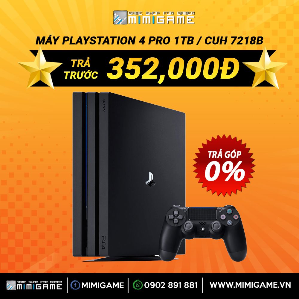 PlayStation 4 Pro 1TB / CUH 7218B Chính Hãng