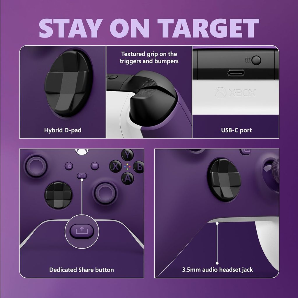 Tay Cầm Xbox Series Wireless Controller Astral Purple
