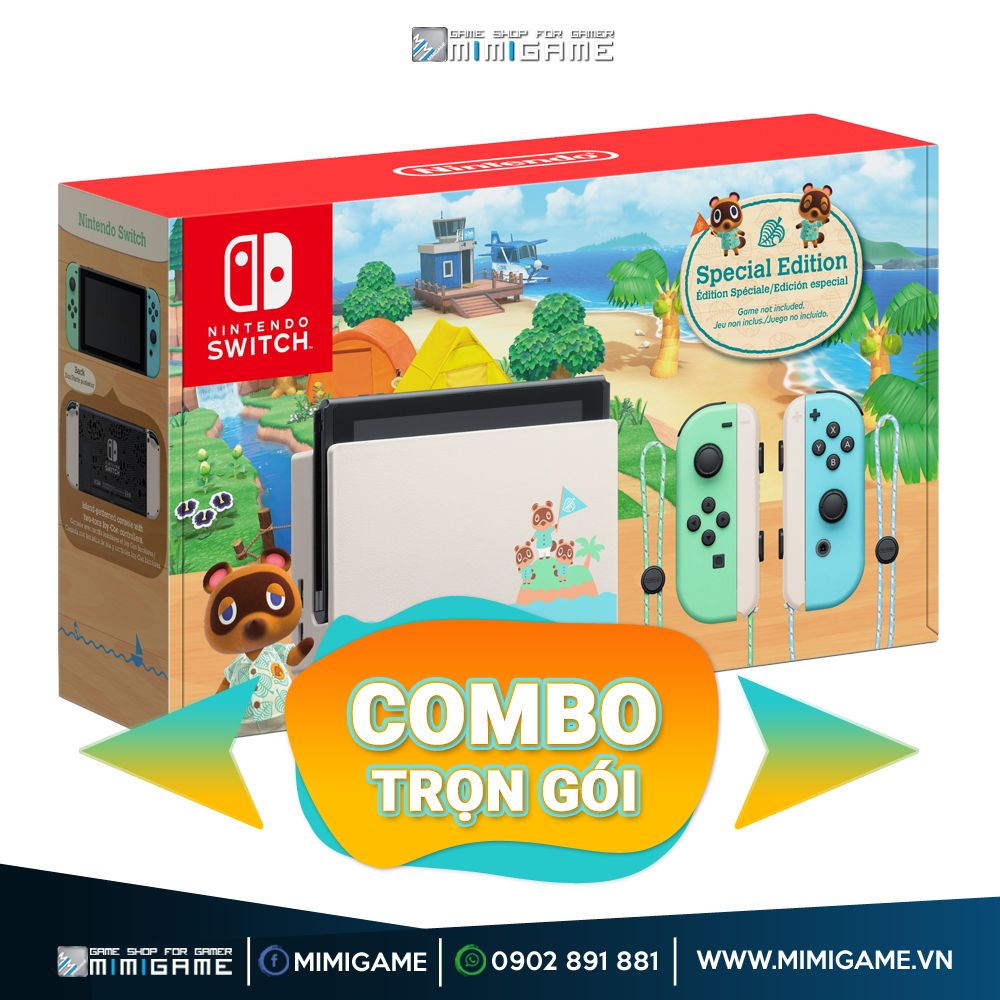 Máy Nintendo Switch Animal Crossing Combo Trọn Gói