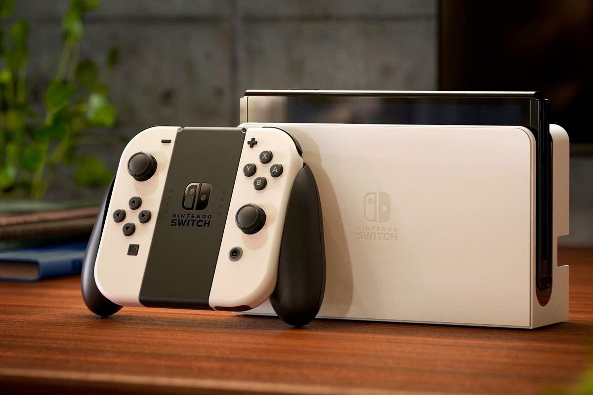 Máy Nintendo Switch OLED Model White Joy-Con