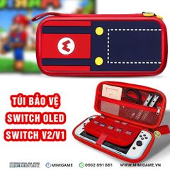 Bóp đựng máy Nintendo Switch họa tiết Mario in nổi 3D