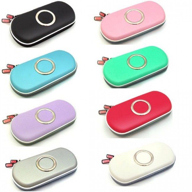 PSP AIRFORM GAME POUCH Art Pattern Black, Blue, Red, Pink,..