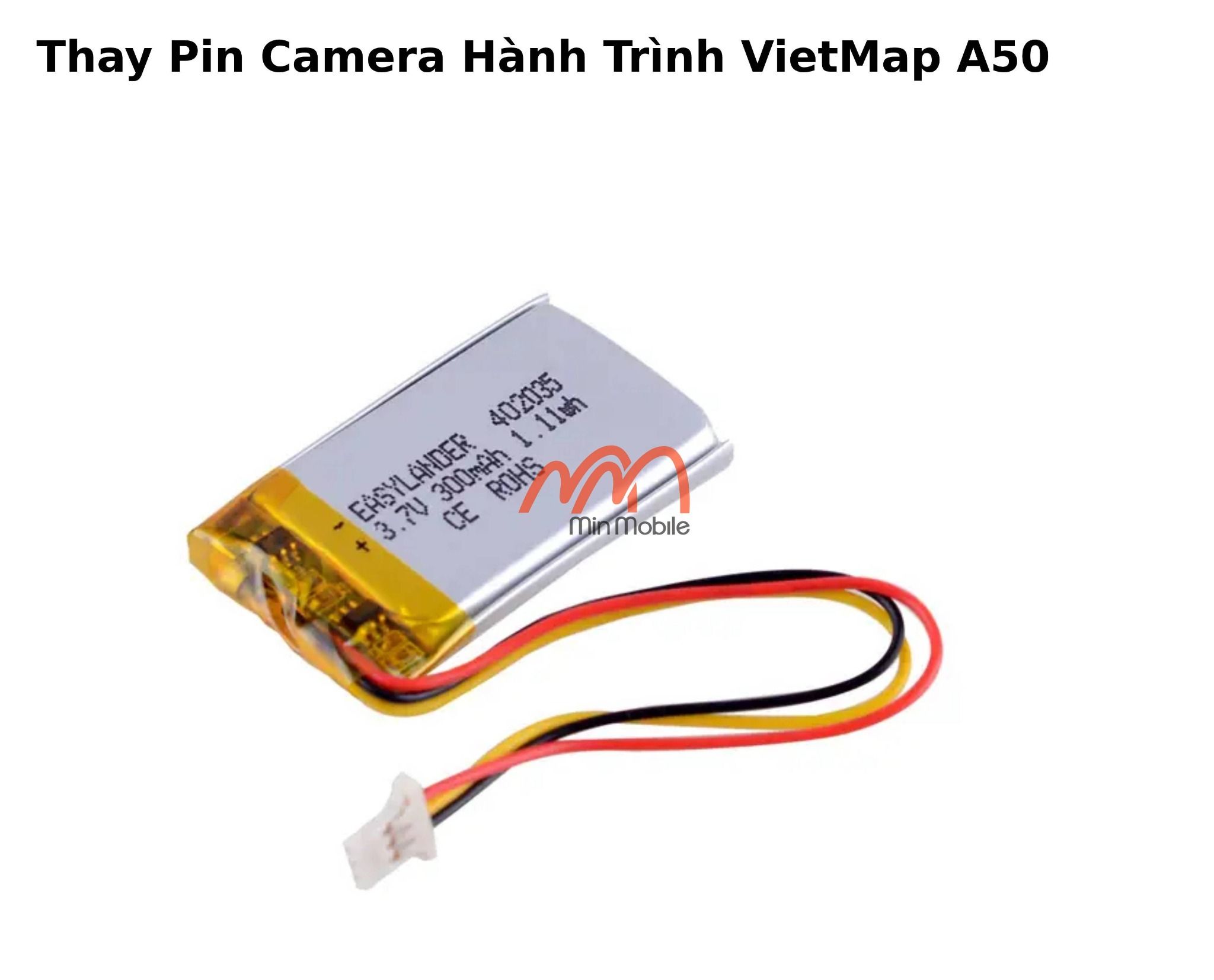 Thay Pin Camera Hành Trình VietMap A50