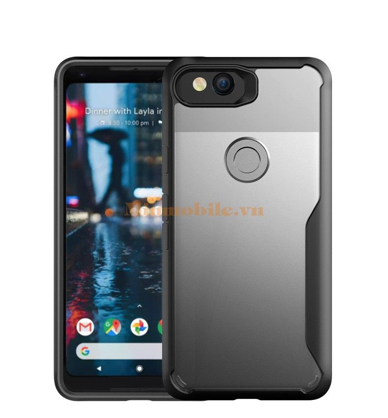 Ốp lưng Google Pixel 2 chống sốc viền màu