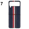 SẢN PHẨM ỐP LƯNG DA KIỂU THOM BROWNE SAMSUNG Z FLIP 3